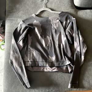 LuluLemon x Robert Geller Long Sleeve Printed Top